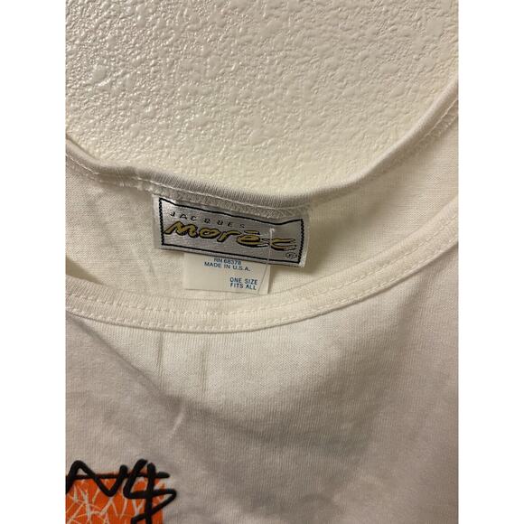 NWT 80s Vintage Jacques Moret Double Tank Top ETHNIC BLOCK PRINT TANK TOP OS - Picture 4 of 7